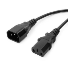 Кабель питания IEC320-C14/IEC320-C13, 220B, 10А, 1.0м