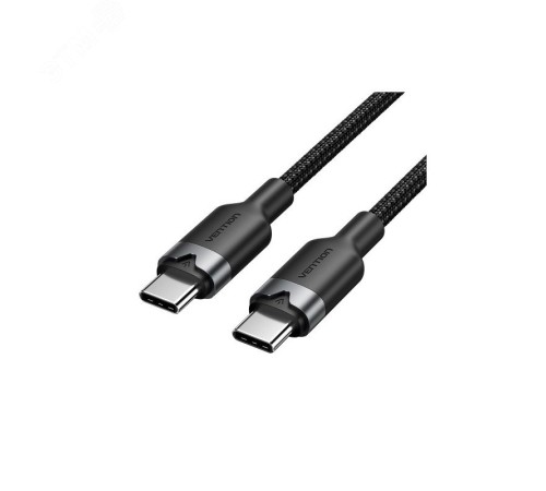 Кабель Vention USB 2.0 CM/CM - 2м. Черный 3А PD60W Vention TRDBH Кабель Vention USB 2.0 CM/CM - 2м. Черный 3А PD60W Vention TRDBH