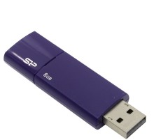 Флеш Диск Silicon Power 8Gb Ultima U05 SP008GBUF2U05V1D USB2.0 синий