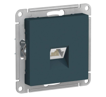 Розетка компьютерная AtlasDesign RJ45 кат.5E механизм изумруд SE ATN000883