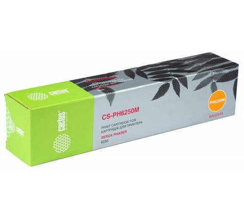 Картридж лазерный Cactus CS-PH6250M 106R00669 пурпурный (4000стр.) для Xerox Phaser 6250