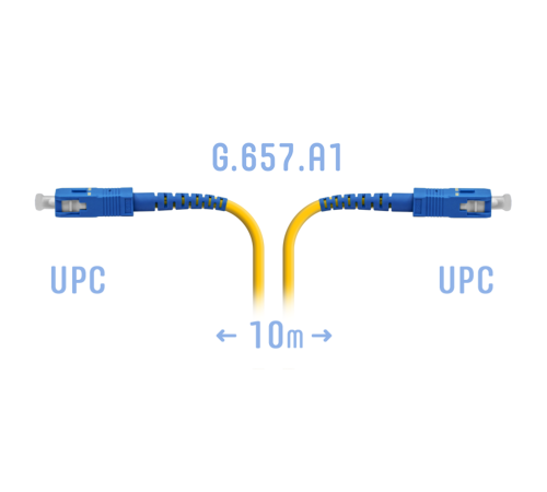 Патчкорд оптический SC/UPC SM G.657.A1 10 метров