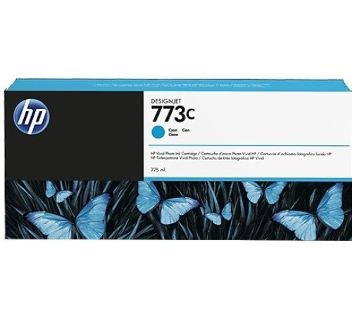 Картридж струйный HP 773C C1Q42A голубой (775мл) для HP DJ Z6600/Z6800