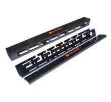 Кабельный органайзер Горизонтальный Lanmaster LAN-ORG/CVP-1U односторонний пальцы 1U шир.:19" глуб.:44мм
