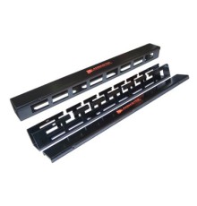 Кабельный органайзер Горизонтальный Lanmaster LAN-ORG/CVP-1U односторонний пальцы 1U шир.:19" глуб.:44мм