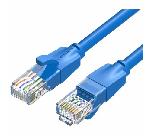 Патч-корд Vention прямой UTP cat.6, RJ45 - 1,5м. Синий Vention IBELG