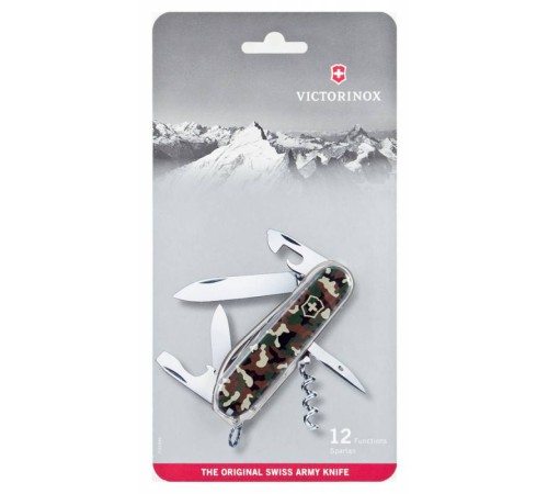 Нож перочинный Victorinox Spartan (1.3603.94B1) 91мм 12функций камуфляж блистер Нож перочинный Victorinox Spartan (1.3603.94B1) 91мм 12функций камуфляж блистер