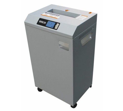 Шредер Office Kit S850 -  полоса 3,9 мм / 38 лист./ 85 литр./ кл.2/ 310 мм /скобы-скрепки-карты -CD /инд. перегрева.