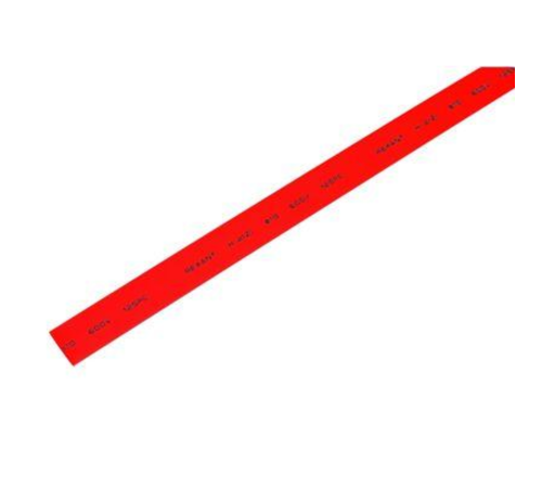 Трубка термоусадочная 10.0/5.0 1м красн. REXANT 21-0004