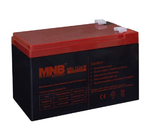 MNB Battery MNB HRL 1234 W (12V/9Ah) F2 {УТ-00003092}
