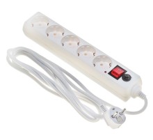 Сетевой фильтр Buro 500SH-3-W 3м (5 розеток) белый (коробка)
