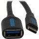 Адаптер-переходник Vention USB CM/ OTG USB 3.0 AF, гибкий - 0,15м. Vention CCVBB