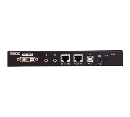 Удлинитель, KVM+DVI, управление по IP, Rackmount/Desktop, 10/100 Base-T, с KVM-шнурами PS2 1х1.2м.;USB 1x1.2м., TCP/IP, (Virtual Media;WIN98SE/ME/2000/XP/FREE-BSD/LINUX 7.0 или выше;1600x1200 60Hz;) ATEN CN9600