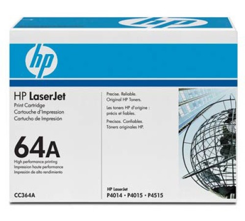 Картридж лазерный HP 64A CC364A черный (10000стр.) для HP LJ P4014/4015/4515 Картридж лазерный HP 64A CC364A черный (10000стр.) для HP LJ P4014/4015/4515