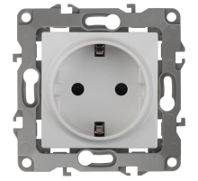 Эра Б0014675 12-2101-01 Розетка 2P+E Schuko, 16АХ-250В, Эра12, белый