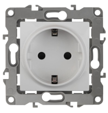 Эра Б0014675 12-2101-01 Розетка 2P+E Schuko, 16АХ-250В, Эра12, белый