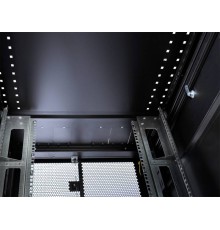 Шкаф серверный ЦМО ШТК-СП-42.8.10-48АА-9005 42U 800x930мм пер.дв.перфор. 2 бок.пан. 1350кг черный