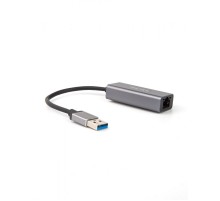 Кабель-переходник USB 3.0 (Am) --> LAN RJ-45 Ethernet 1000 Mbps, Aluminum Shell,Telecom <TU312M> VCOM TU312M