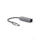 Кабель-переходник USB 3.0 (Am) --> LAN RJ-45 Ethernet 1000 Mbps, Aluminum Shell,Telecom <TU312M> VCOM TU312M
