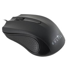 Мышь Оклик 225M черный оптическая (1200dpi) USB (2but)