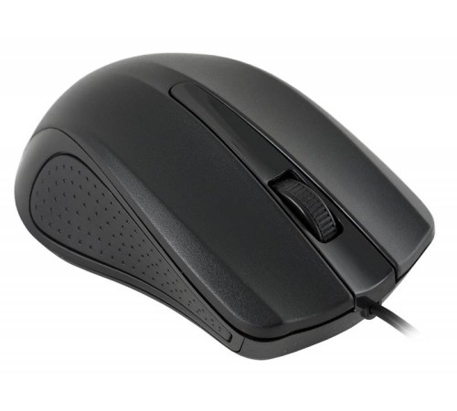 Мышь Оклик 225M черный оптическая (1200dpi) USB (2but)