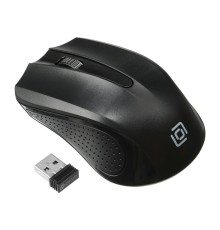 Мышь Оклик 485MW черный оптическая (1200dpi) беспроводная USB (2but)