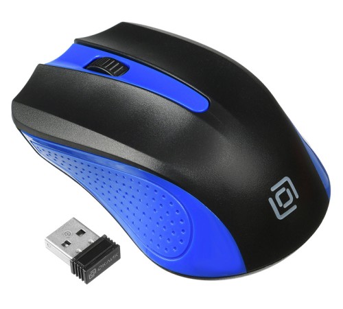 Мышь Оклик 485MW черный/синий оптическая (1200dpi) беспроводная USB (2but) Мышь Оклик 485MW черный/синий оптическая (1200dpi) беспроводная USB (2but)