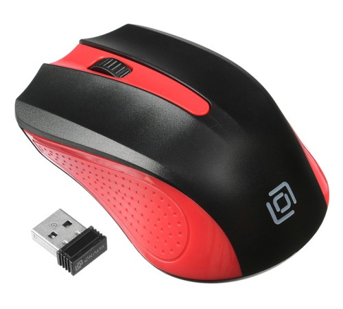 Мышь Оклик 485MW черный/красный оптическая (1200dpi) беспроводная USB (2but) Мышь Оклик 485MW черный/красный оптическая (1200dpi) беспроводная USB (2but)