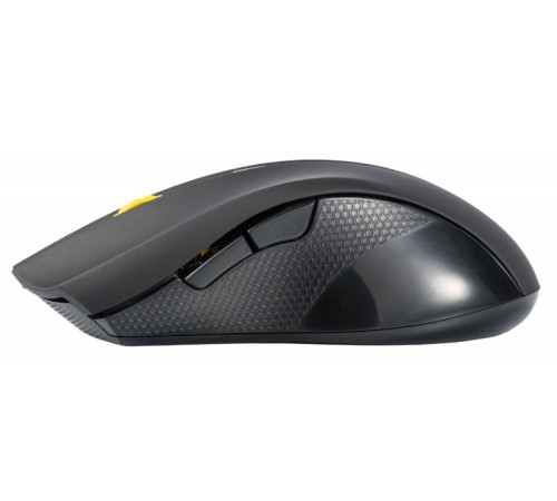 Мышь Оклик 495MW черный/золотистый оптическая (1600dpi) беспроводная USB (6but) Мышь Оклик 495MW черный/золотистый оптическая (1600dpi) беспроводная USB (6but)