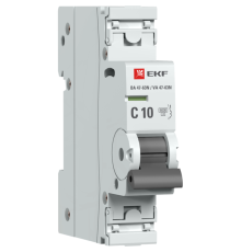Выключатель автоматический 1п 10А (C) 6кА ВА 47-63N PROxima EKF M636110C