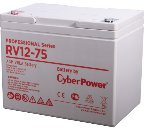 Аккумуляторная батарея PS CyberPower RV 12-75 / 12 В 75 Ач CyberPower Professional Series RV 12-75