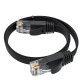 GCR Патч-корд PROF плоский прямой 20.0m, UTP медь кат.6, черный, 30 AWG, ethernet high speed 10 Гбит/с, RJ45, T568B, GCR-52865 Greenconnect RJ45(m) - RJ45(m) Cat. 7 U/UTP PVC 20м (GCR-52865)