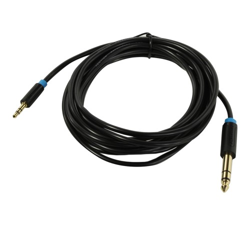 Кабель Vention аудио Jack 6,5 mm M/ 3,5 M - 3 м Кабель Vention jack 6.5 mm(m)/mini jack 3.5 mm(m) - 3 м (BABBI) Кабель Vention аудио Jack 6,5 mm M/ 3,5 M - 3 м Кабель Vention jack 6.5 mm(m)/mini jack 3.5 mm(m) - 3 м (BABBI)