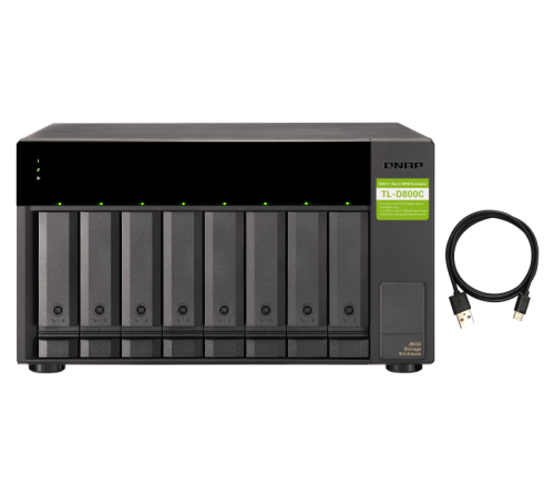 Полка расширения сетевого хранилища без дисков QNAP TL-D800C