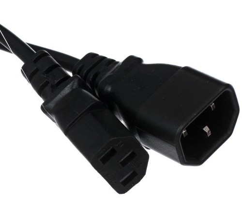 Кабель монитор - компьютер (UPS -> устройство) 220V {IEC-320-C13/C14}  <TP020-3.0-BK> 3,0м VCOM Telecom TP020-3.0-BK