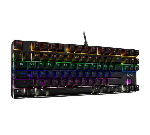 Механическая игровая клавиатура SVEN KB-G9150 (87кл., 12 Fn функций, подсветка) SVEN KB-G9150 (SV-017651) Механическая игровая клавиатура SVEN KB-G9150 (87кл., 12 Fn функций, подсветка) SVEN KB-G9150 (SV-017651)