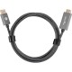 Кабель DisplayPort M-> HDMI M 4K@60Hz 1.8m Telecom,оплетка (TA561M-1.8M) VCOM Кабель-переходник Telecom DisplayPort M/HDMI M (TA561M-1.8M)