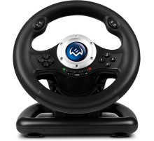 Руль SVEN GC-W500 (педали, вибро, скоба, лепестки, D-pad, 10 кл, резин. вставки, PC/Xinput) SVEN GC-W500 (SV-017989)
