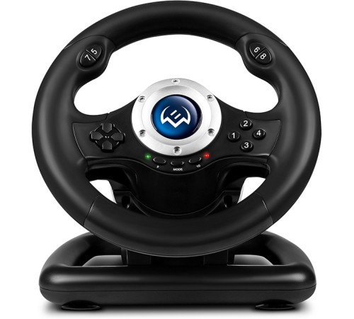Руль SVEN GC-W500 (педали, вибро, скоба, лепестки, D-pad, 10 кл, резин. вставки, PC/Xinput) SVEN GC-W500 (SV-017989)