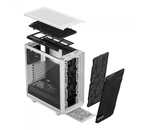 Meshify 2 Compact White TG Clear Tint FD-C-MES2C-05 Meshify 2 Compact White TG Clear Tint FD-C-MES2C-05