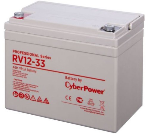 Аккумуляторная батарея PS CyberPower RV 12-33 / 12 В 33 Ач CyberPower  RV 12-33