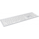 Клавиатура A4Tech Fstyler FBX50C белый USB беспроводная BT/Radio slim Multimedia (FBX50C WHITE)