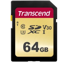 Карта памяти Transcend SDXC 500S (TS64GSDC500S)