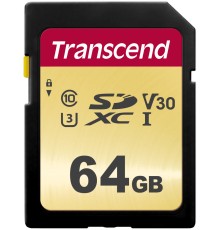 Карта памяти Transcend SDXC 500S (TS64GSDC500S)