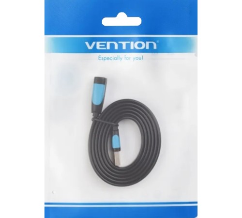 Кабель-удлинитель Vention USB 3.0 AM/AF - 0.5м плоский Кабель-удлинитель Vention USB 3.0 AM/AF - 0.5 м (VAS-A13-B050)