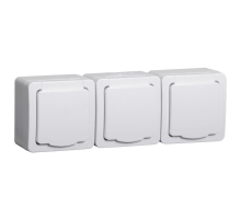 Iek ERMP32-K01-16-54-EC РСб23-3-ГПБб роз 3м с з/к о/у  IP54 (белый) ГЕРМЕС PLUS