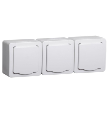 Iek ERMP32-K01-16-54-EC РСб23-3-ГПБб роз 3м с з/к о/у  IP54 (белый) ГЕРМЕС PLUS