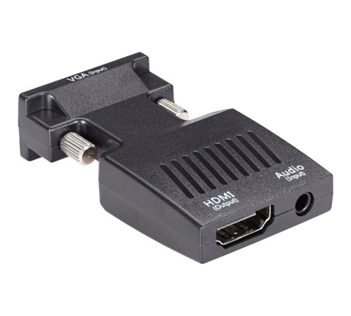VCOM CA337A Переходник VGA(M)+audio+microUSB --> HDMI(F)1080*60Hz, VCOM <CA337A>[4895182225152]