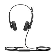Головная гарнитура Yealink UH34 Dual UC Дуо, Проводная, HD звук, USB (UH34 Dual UC)