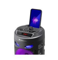 Портативная колонка Defender Crashboom black (16Вт, bluetooth, Light, FM, USB, LED, AUX) (65085)